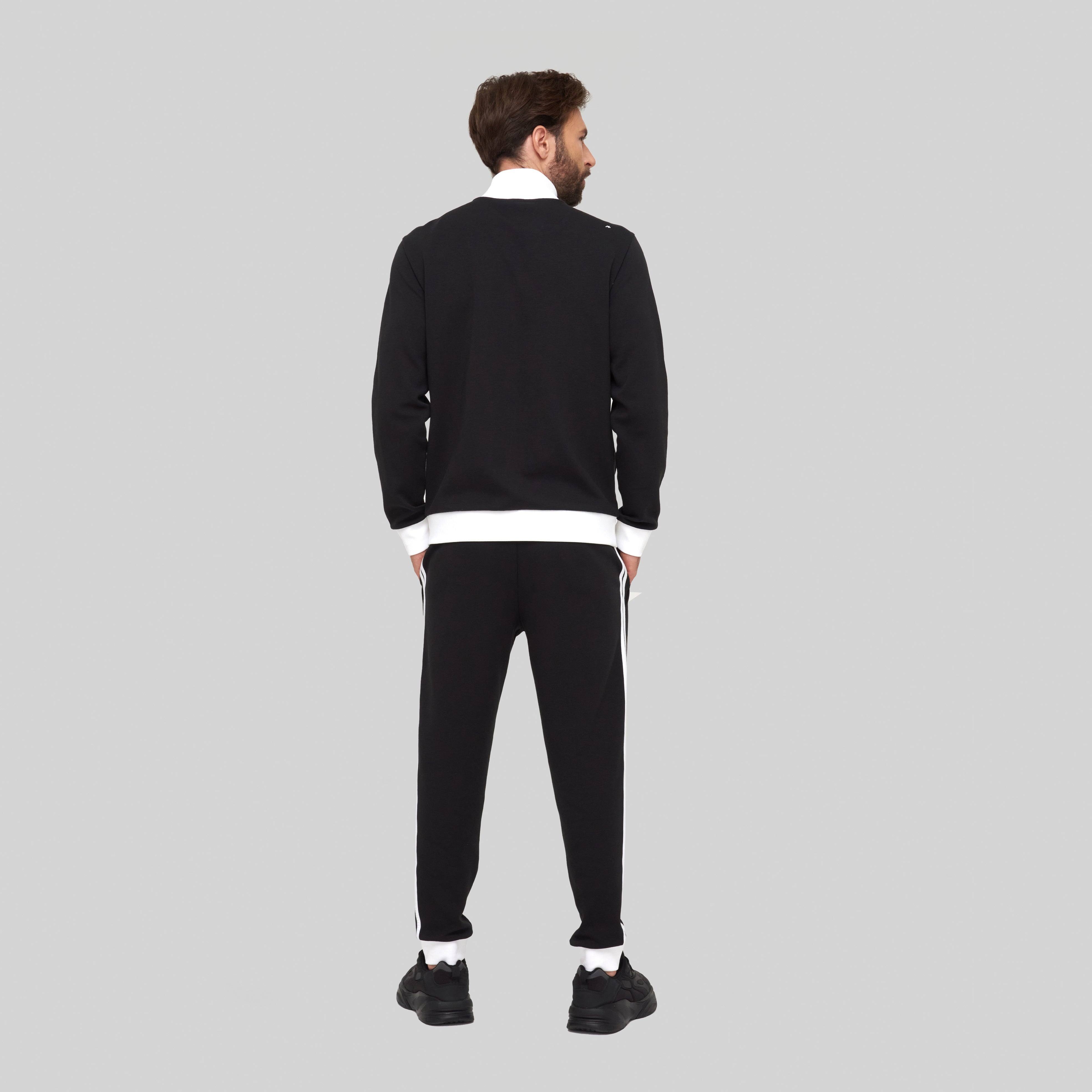 TAIGETO BLACK SPORT TROUSERS - Monastery