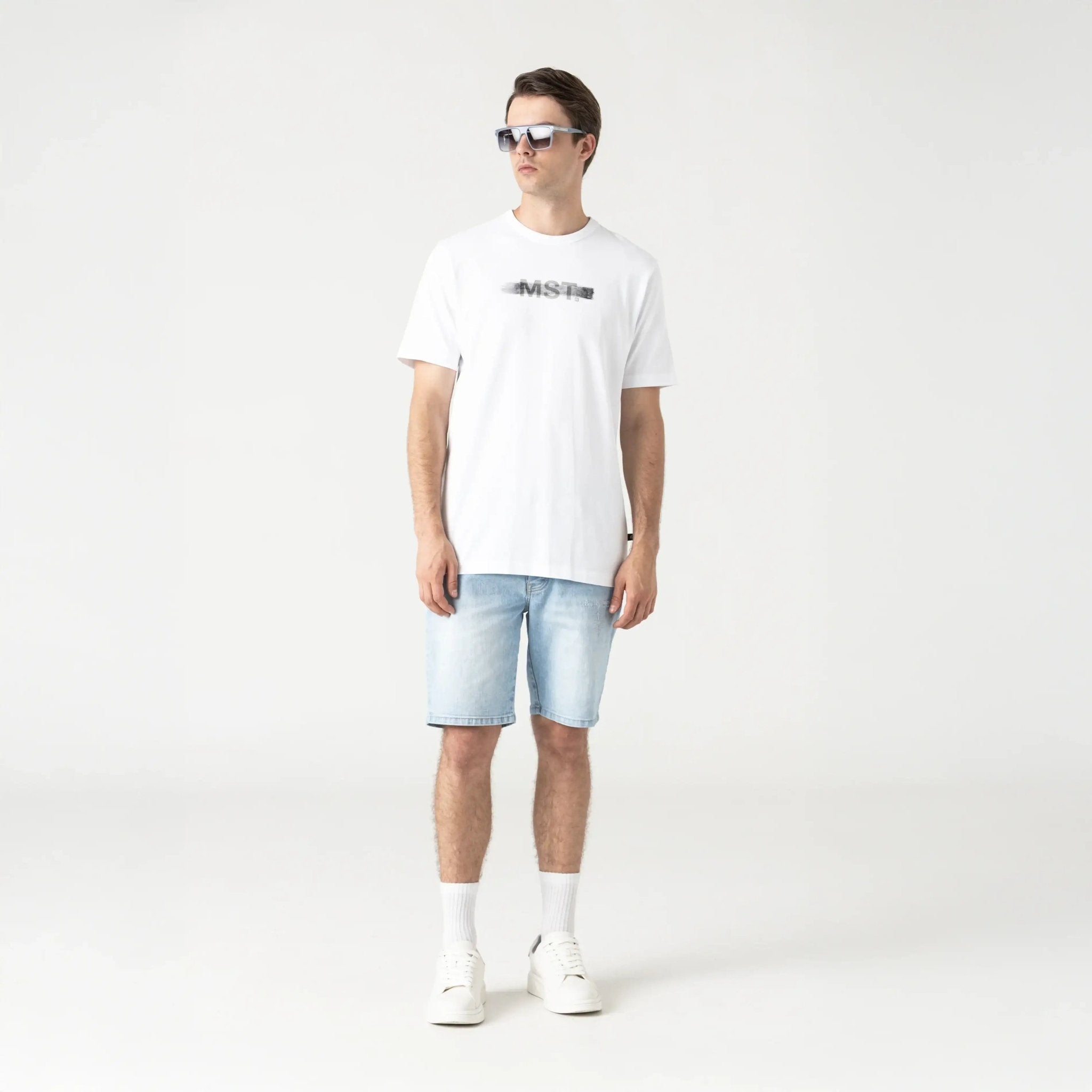 TARIK DENIM SHORT MEN BABY BLUE - Monastery | Tienda Oficial Colombia