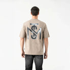 TUCKER T - SHIRT OVERSIZED MEN TAUPE GRAY - Monastery | Tienda Oficial Colombia