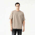 TUCKER T - SHIRT OVERSIZED MEN TAUPE GRAY - Monastery | Tienda Oficial Colombia
