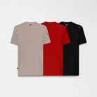 TWELVE 2 PACK T - SHIRT MEN BLACK - SALSA - TAUPE GRAY - Monastery | Tienda Oficial Colombia