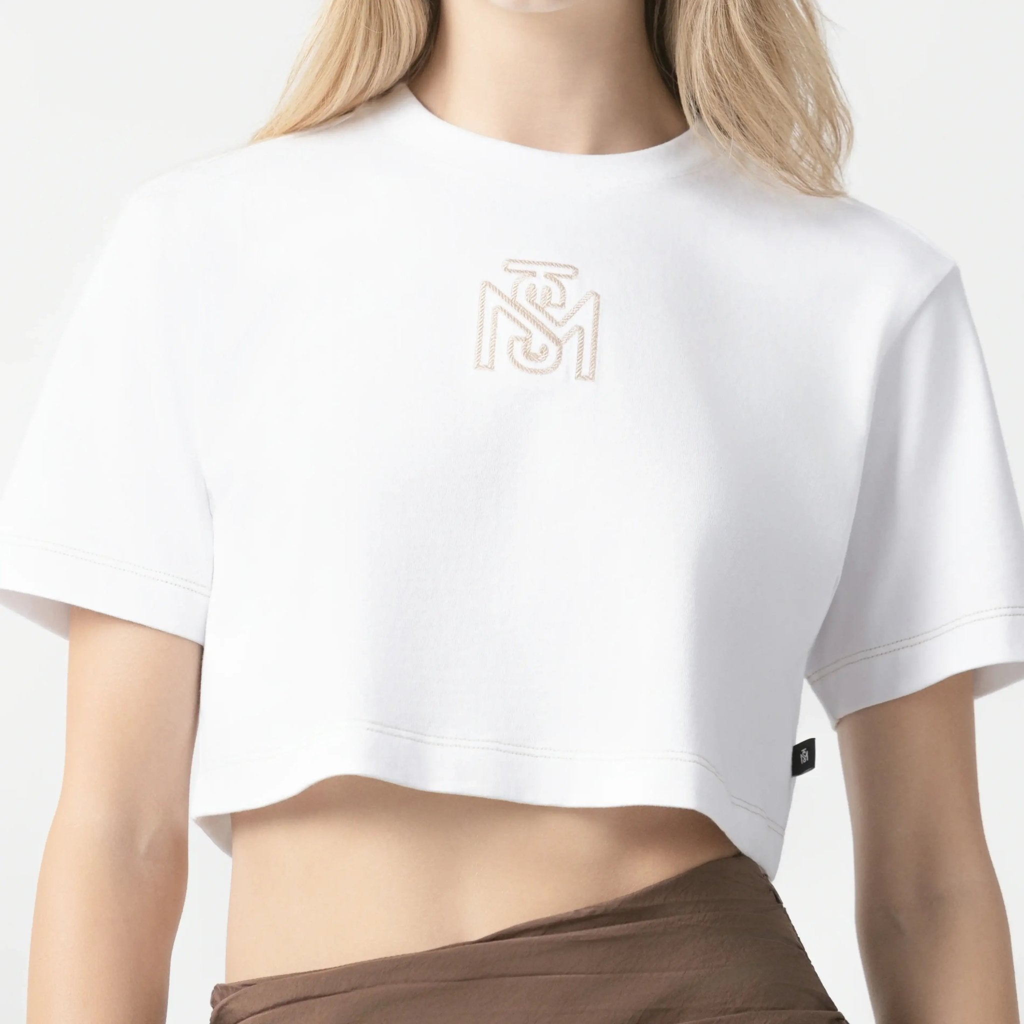 YLAIA CROP TOP WOMEN WHITE - Monastery | Tienda Oficial Colombia