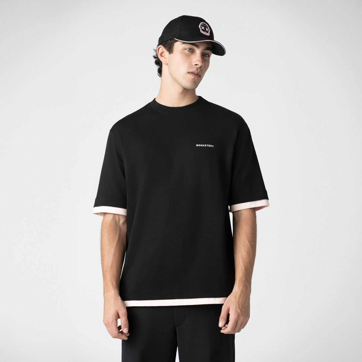 ZAHIR T - SHIRT OVERSIZED MEN BLACK - Monastery | Tienda Oficial Colombia